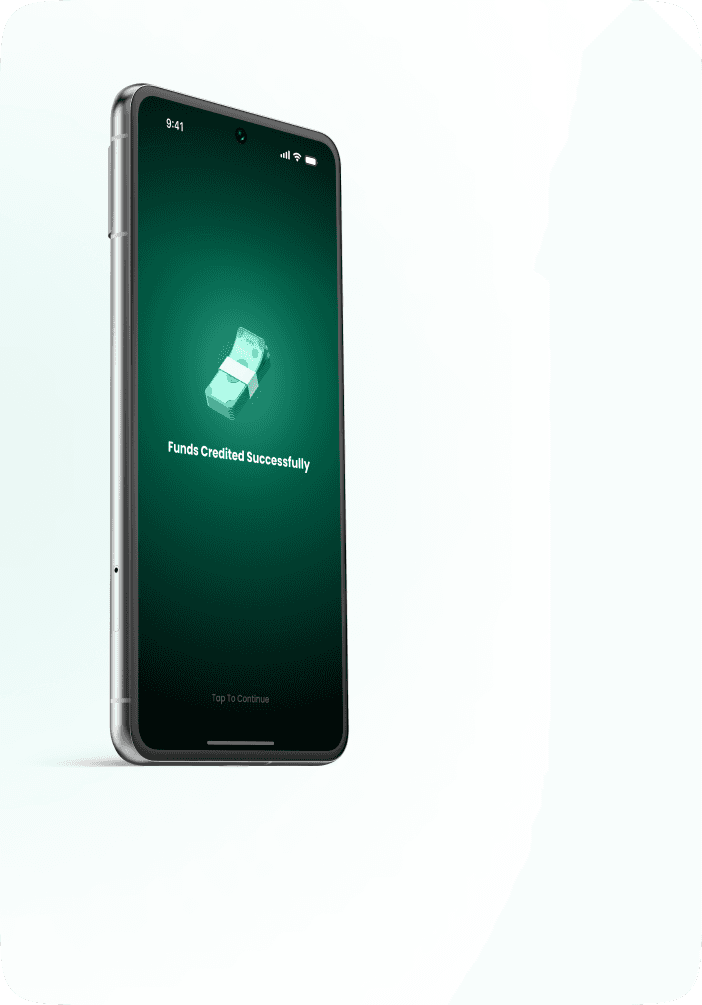 Funds credited successfully on the Bridge app